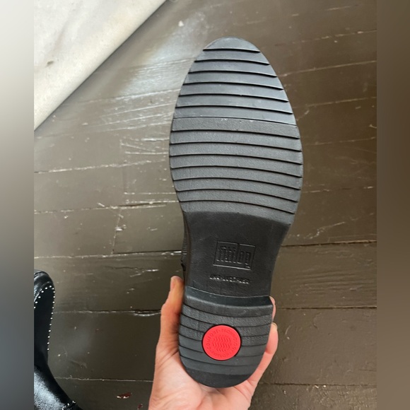 Fitflop Kinbay micro stud black ankle boots size 6 - Picture 9 of 10